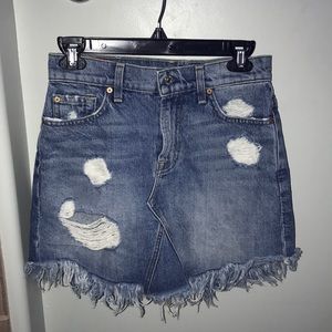 Denim skirt